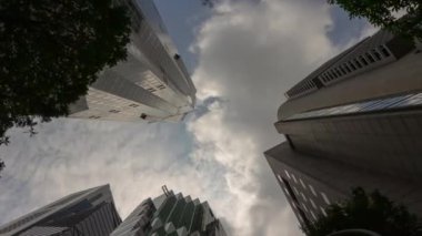 Şehir mimarisi, Singapur, 4k, zaman aşımı  