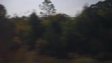 Guangzhou 'ya tren yolculuğu, Çin, POV, 4K 