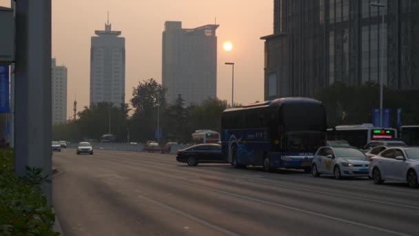 青岛市现代建筑与城市交通 — 图库视频影像