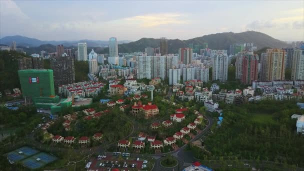 Paesaggio Aereo Della Città Zhuhai Cina — Video Stock