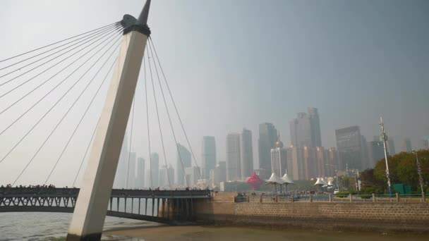 Baie Touristique Célèbre Qingdao Chine — Video