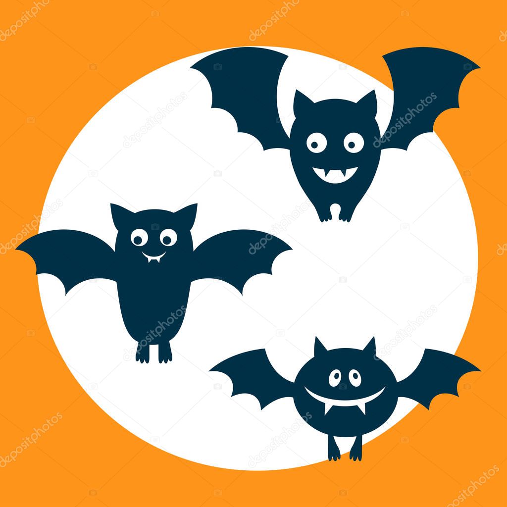 Halloween set bat