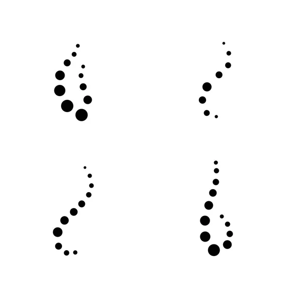 Geruch Aroma Und Duft Zeichen Gesetzt Vektor Darstellung Von Geruch — Stockvektor