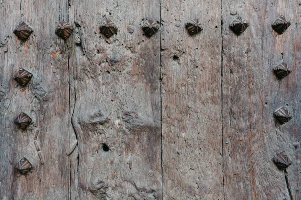Λίγα Grungy Αρχαία Ξύλινες Σανίδες Καρφιά Μέταλλο Στην Ισπανία Ξύλινο — Φωτογραφία Αρχείου
