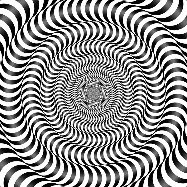 Psychedelické Optické Spin Iluze Pozadí Iluze Obrazu Efektu Pohybu — Stock fotografie