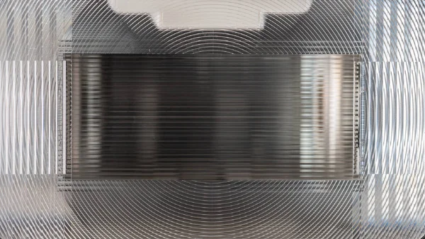 Yakın çekim fotoğraf bir speedlight fresnel lens