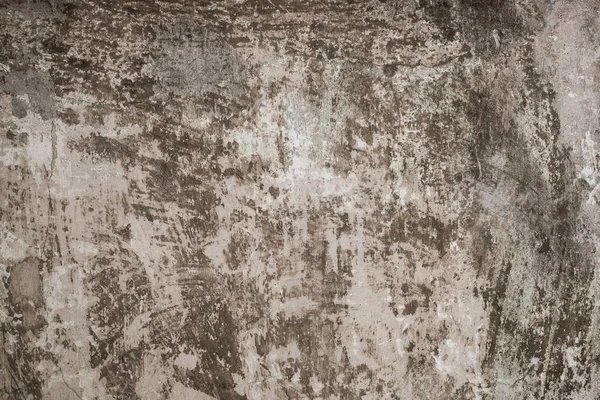 老混凝土灰褐色墙壁纹理背景 — 图库照片
