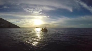 Meksika. La Paz' ı. Kaliforniya Körfezi'nin pitoresk sahili.