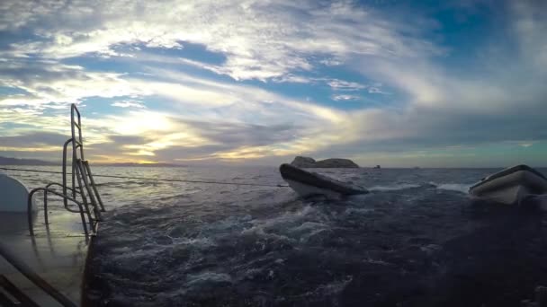 Mexique Paz Côte Pittoresque Golfe Californie — Video