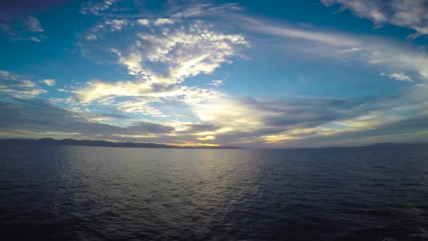 Mexico Paz Schilderachtige Kust Van Golf Van Californië — Stockvideo