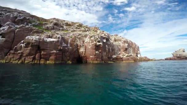 Mexique Paz Côte Pittoresque Golfe Californie — Video