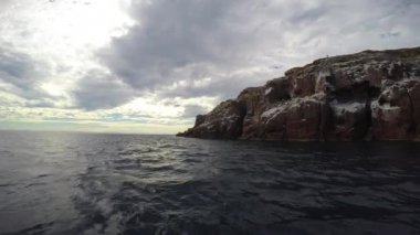 Meksika. La Paz' ı. Kaliforniya Körfezi'nin pitoresk sahili.