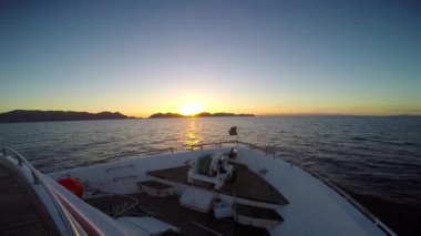 Meksika. La Paz' ı. Kaliforniya Körfezi'nin pitoresk sahili.