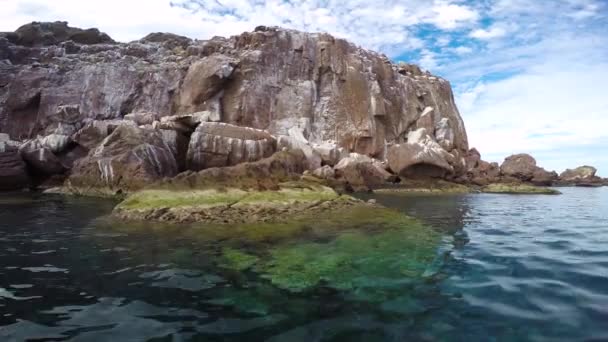 Mexiko Paz Die Malerische Küste Des Golfs Von Kalifornien — Stockvideo