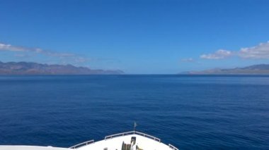 Meksika. La Paz' ı. Kaliforniya Körfezi'nin pitoresk sahili.