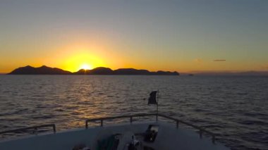 Meksika. La Paz' ı. Kaliforniya Körfezi'nin pitoresk sahili.