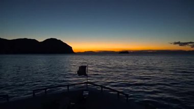 Meksika. La Paz' ı. Kaliforniya Körfezi'nin pitoresk sahili.