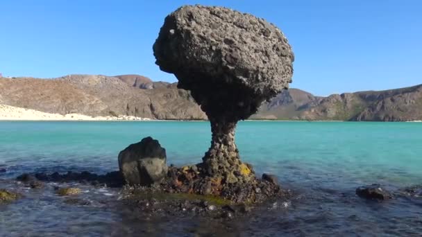 Мексика Пас Мальовниче Узбережжя Каліфорнійської Затоки — стокове відео