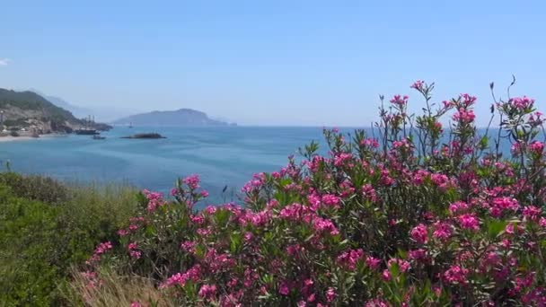 沿着安塔利亚海岸旅行 土耳其 — 图库视频影像