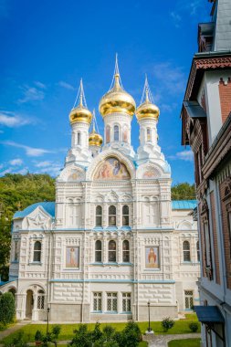 Aziz Peter ve Paul Katedrali, Karlovy Vary, Çek Cumhuriyeti 06 Haziran 2020