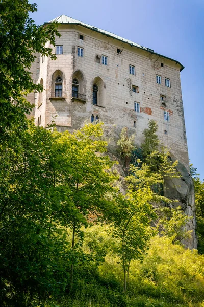 Готський Замок Хуска Центральному Богемському Регіоні Чехія Червня 2020 Року — стокове фото