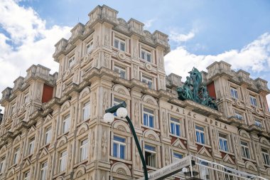 Josef Jungmann heykeli Jungmannovo Meydanı Yeni Şehir Prag, Çek Cumhuriyeti 26 Mayıs 2020