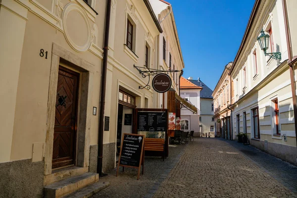 Old Narrow Street Kutna Hora Central Bohemian Region Czech Republic — Stock Photo, Image