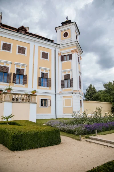 Zamek Milotice Pałac Unikalnie Zachowany Kompleks Barokowych Budowli Architektury Ogrodowej — Zdjęcie stockowe
