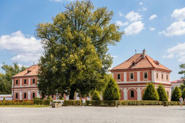 Chateau Mnichovo Hradiste, Rönesans Şatosu, Orta Bohem Bölgesi, Çek Cumhuriyeti, 16 Ağustos 2020