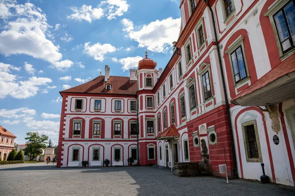 Chateau Mnichovo Hradiste Castello Rinascimentale Boemia Centrale Repubblica Ceca Agosto — Foto Stock