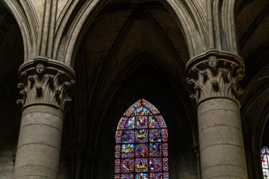 Gotik kilise Notre Dame de Rouen Katedrali, Rouen, Normandiya, Fransa, 25 Eylül 2019