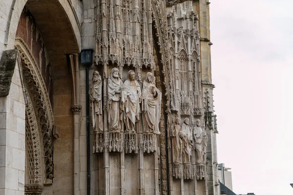 Kościół Gotycki Notre Dame Rouen Cathedral Rouen Normandia Francja Września — Zdjęcie stockowe