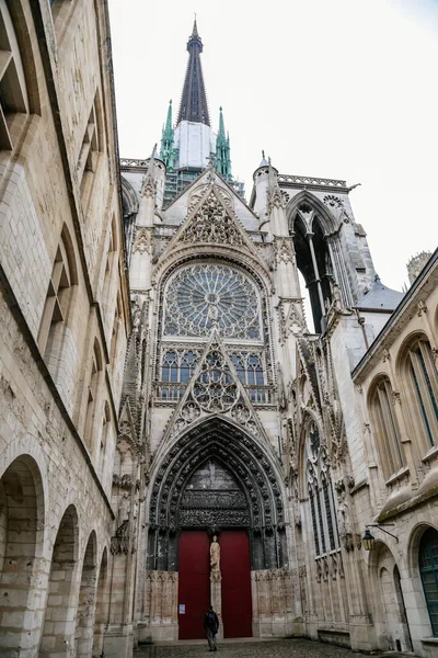 Die Gotische Kathedrale Notre Dame Rouen Rouen Normandie Frankreich September — Stockfoto