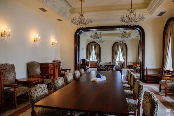 Interno Del Liechtenstein Palace Praga Repubblica Ceca Agosto 2020 — Foto Stock