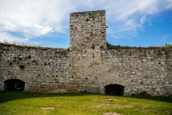 Ruins Gothic Castle Rabi National Park Sumava Rabi Czech Republic — Stock Photo, Image