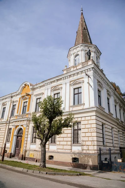 Edifício Histórico Escola Secundária Construção Engenharia Mecânica Duchcov Boêmia Setentrional — Fotografia de Stock