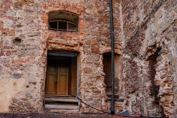 Старий Замок Стилі Бароко Єзері Його Повільна Реконструкція Північна Богемія — стокове фото