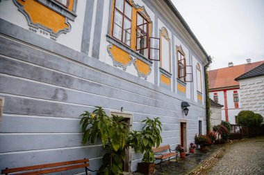 Tarihsel Hıristiyan Manastırı Altın Taç Zlata Koruna, Güney Bohemya, Çek Cumhuriyeti, 26 Eylül 2020