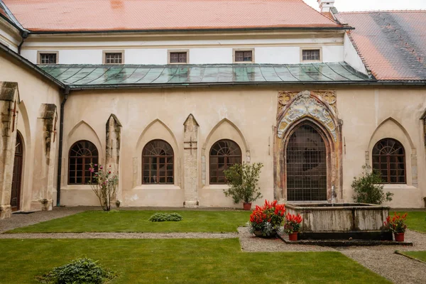 Historický Křesťanský Klášter Zlatá Koruna Jižní Čechy Září 2020 — Stock fotografie