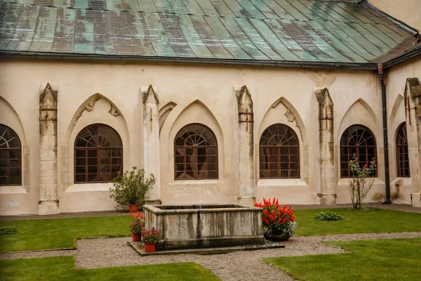 Історичний Християнський Монастир Золота Корона Злата Коруна Південна Богемія Чехія — стокове фото