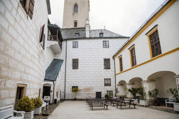 Castello Medievale Rozmberk Nad Vltavou Boemia Meridionale Repubblica Ceca Settembre — Foto Stock