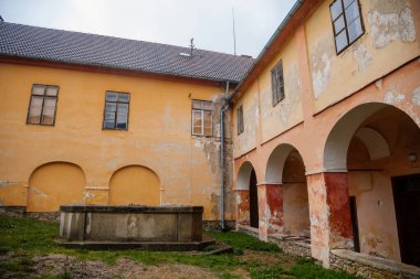 Vimperk (Winterberg) şatosu, Rönesans şatosu Sumava, Güney Bohemya, Çek Cumhuriyeti, 28 Eylül 2020