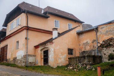 Vimperk (Winterberg) şatosu, Rönesans şatosu Sumava, Güney Bohemya, Çek Cumhuriyeti, 28 Eylül 2020