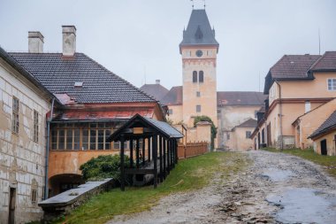 Vimperk (Winterberg) şatosu, Rönesans şatosu Sumava, Güney Bohemya, Çek Cumhuriyeti, 28 Eylül 2020