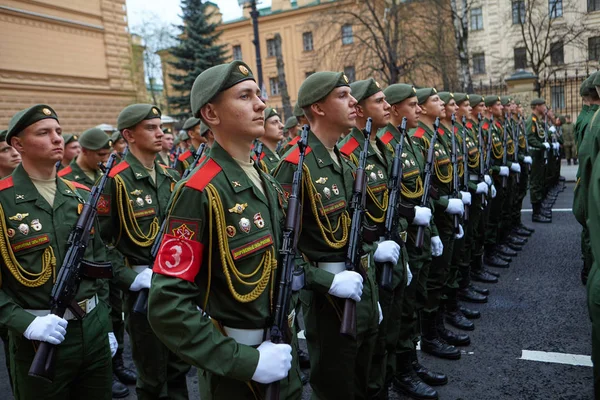 Petersburg Russia May 2018 Preparatory Review North West Troops Parade — Stock Photo, Image