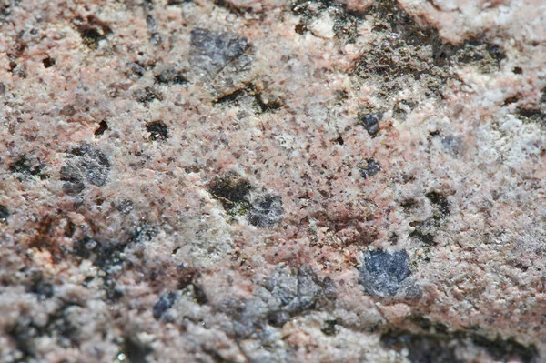 Superfície Pedra Granito Lascado Áspero Não Polido Com Salpicos Multicoloridos — Fotografia de Stock
