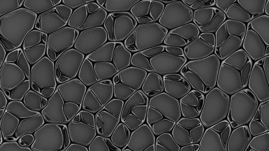 Siyah doku. 3D illüstrasyon, 3D görüntüleme, koyu renk