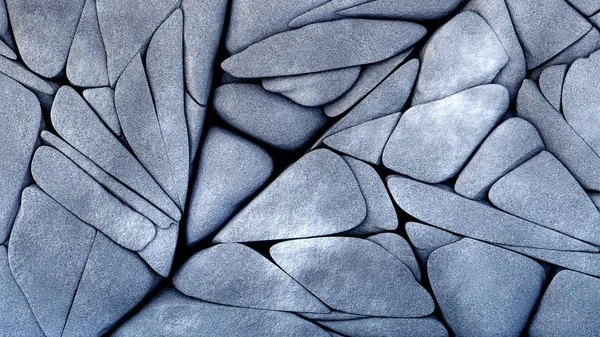 Каменно-голубая форма. 3D иллюстрация, 3D рендеринг . — стоковое фото