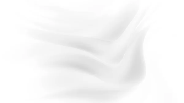 Eleganckie białe tło z draperią. Ilustracja 3D, renderowanie 3D. — Zdjęcie stockowe