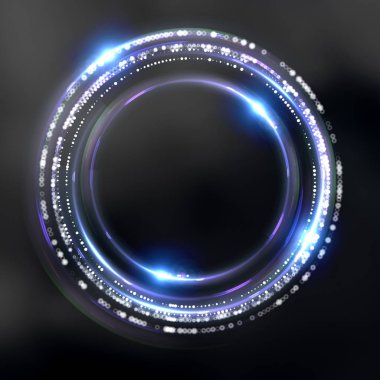 Fantastik, soyut, siyah, uzay arkaplanı. 3d illüstrasyon, 3d canlandırma.